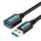 Фото - Кабель подовжувач Vention USB - USB V 3.0 (M/F), 3 м, Black (CBHBI) | click.ua