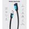 Фото - Кабель-удлинитель Vention Flat USB - USB V 3.0 (M/F), 1 м, Black (VAS-A13-B100) | click.ua
