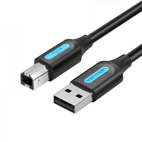 Photos - Cable (video, audio, USB) Vention Кабель для принтера  USB - USB Type-B (M/M), 1.5 м, Black  C (COQBG)