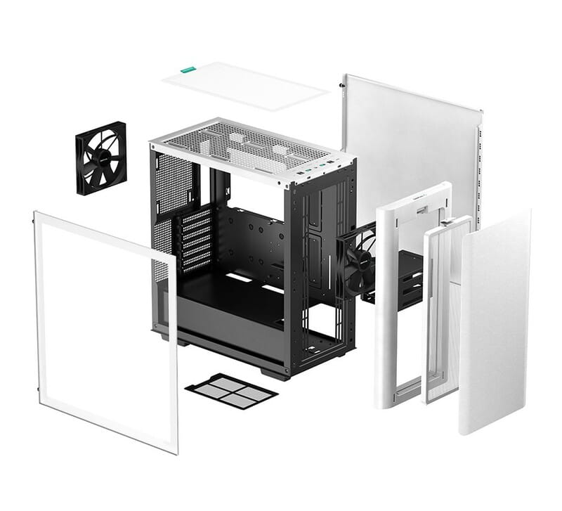 Корпус DeepCool CK500 White (R-CK500-WHNNE2-G-1) без БП