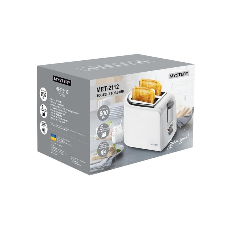 Тостер Mystery MET-2112
