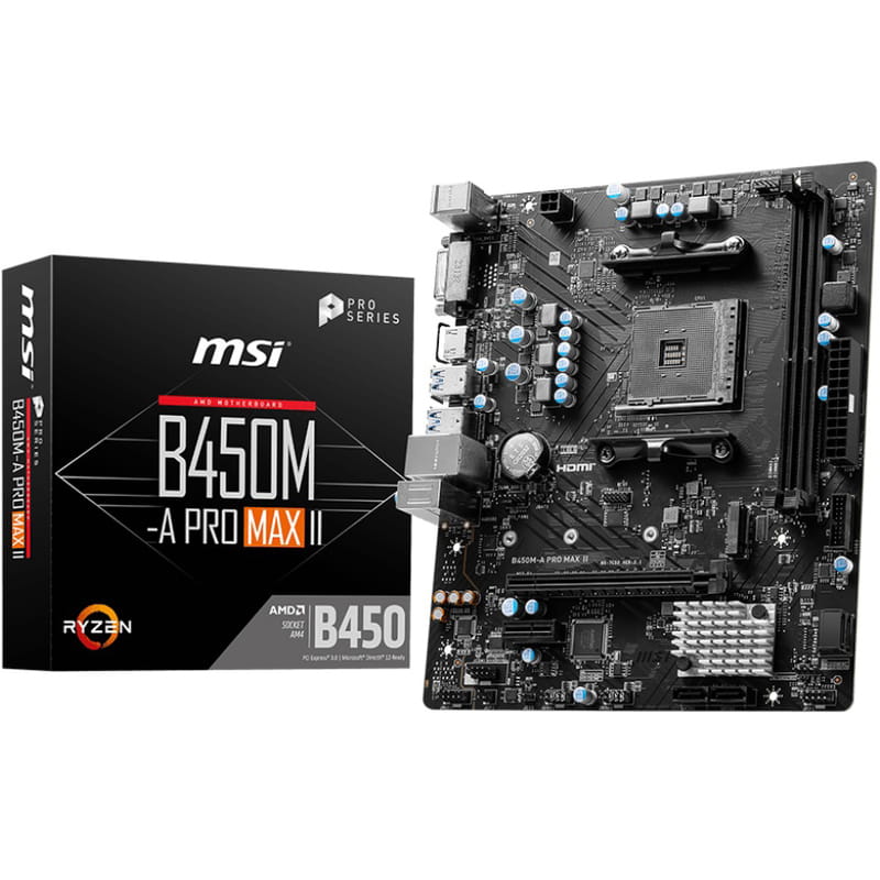 Материнская плата MSI B450M-A Pro Max II Socket AM4