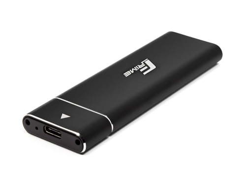 Фото - Кишеня для накопичувача Frime Зовнішня кишеня  M.2 NGFF SATA, USB 3.1 Type-C, Metal, Black (FHE220. 