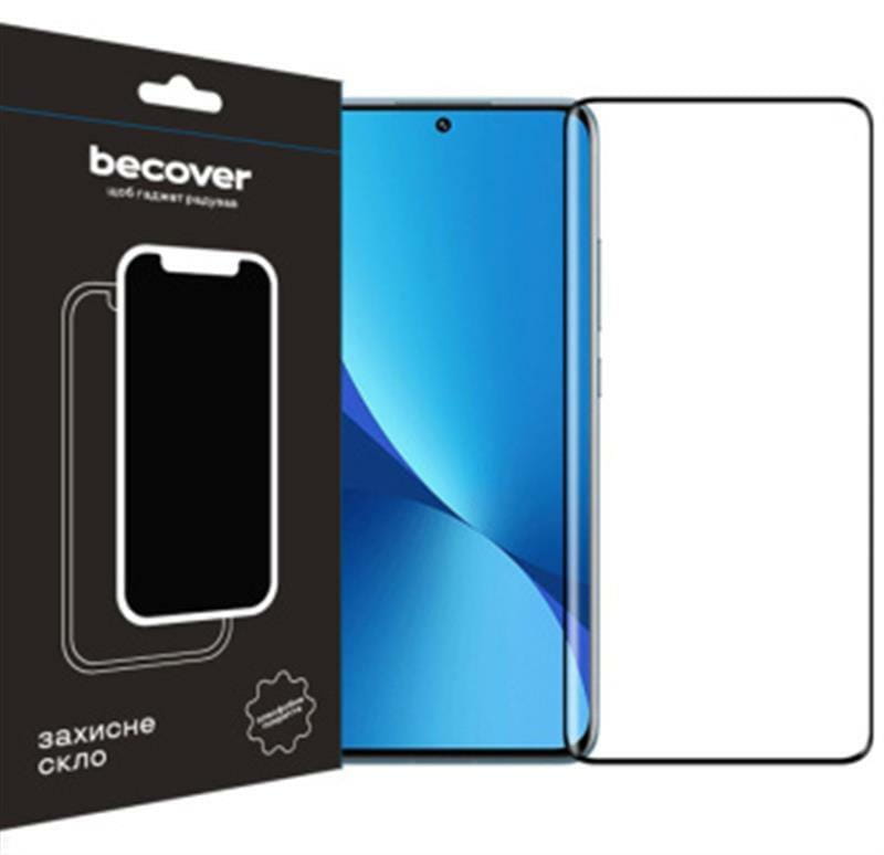Захисне скло BeCover для Xiaomi Redmi 12 Black (709610)