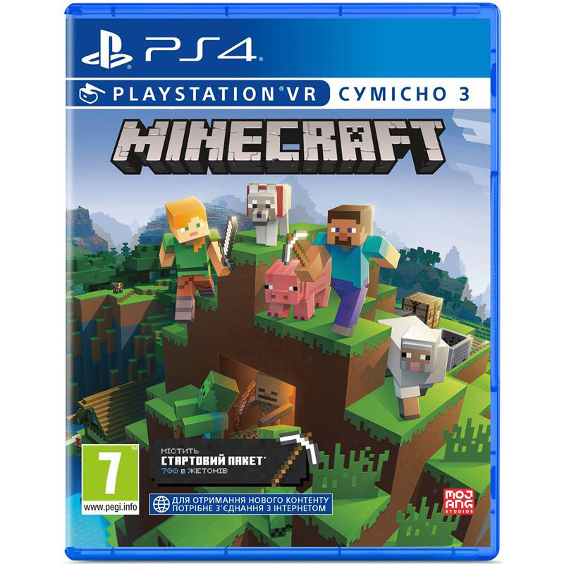 Игра Minecraft для Sony PlayStation 4, Russian version, Blu-ray (9704690)