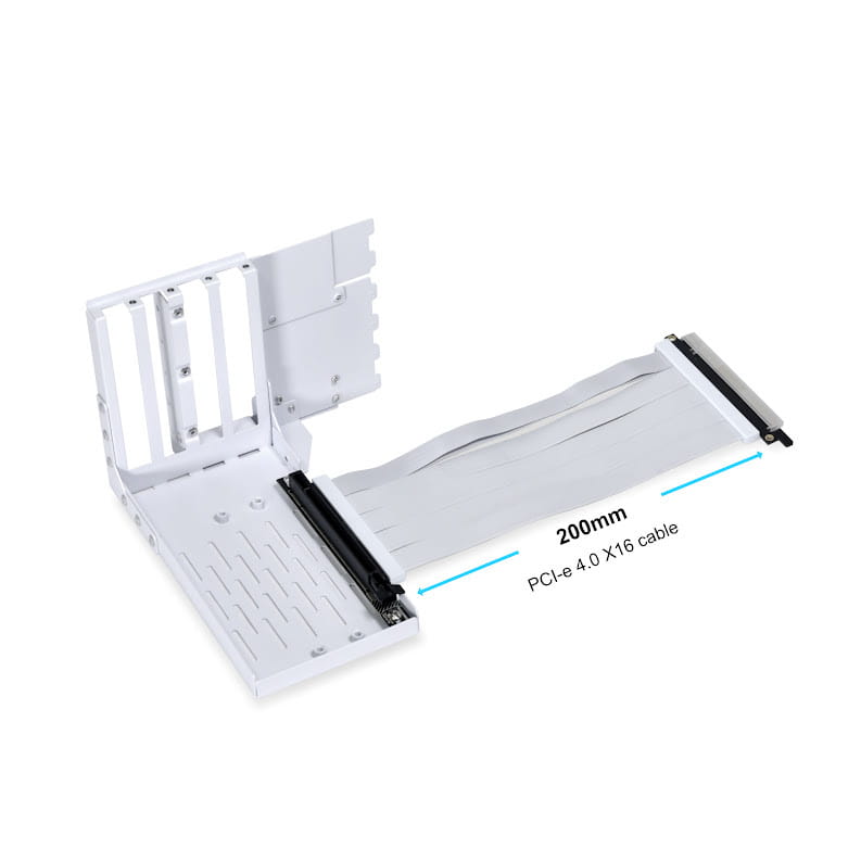 Брекет для вертикальной установки видеокарты Lian Li Vertical GPU Bracket Kit, White (G89.VG4-4-V2W.00)