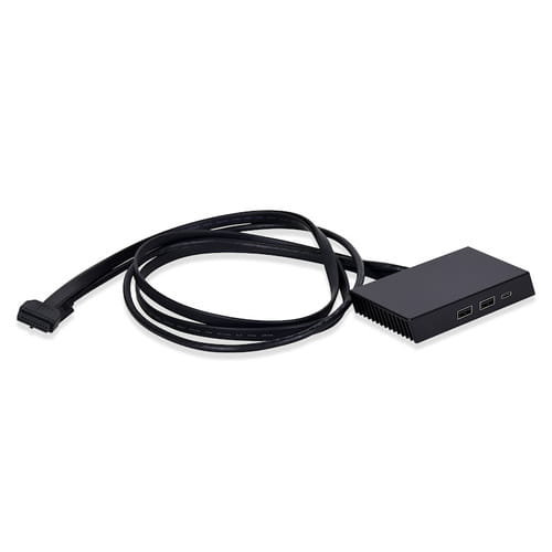Фото - Прочие комплектующие Lian Li Додатковий USB-хаб для корпусів  O11D EVO, Black (Additional IO Kit)