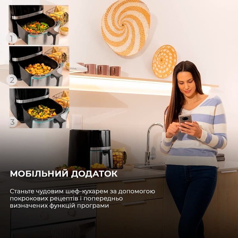 Мультипечь Cecotec Cecofry Full InoxBlack 5500 Connected Pack (CCTC-03319)