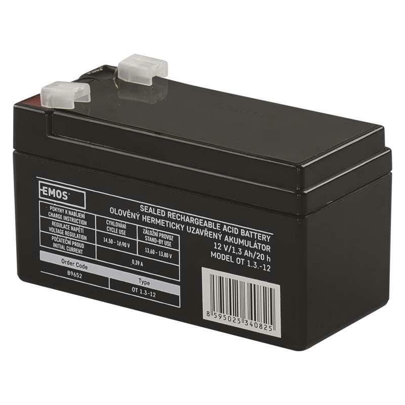 Акумуляторна батарея Emos B9652 12V 1.3AH (FAST.4.7 MM) AGM