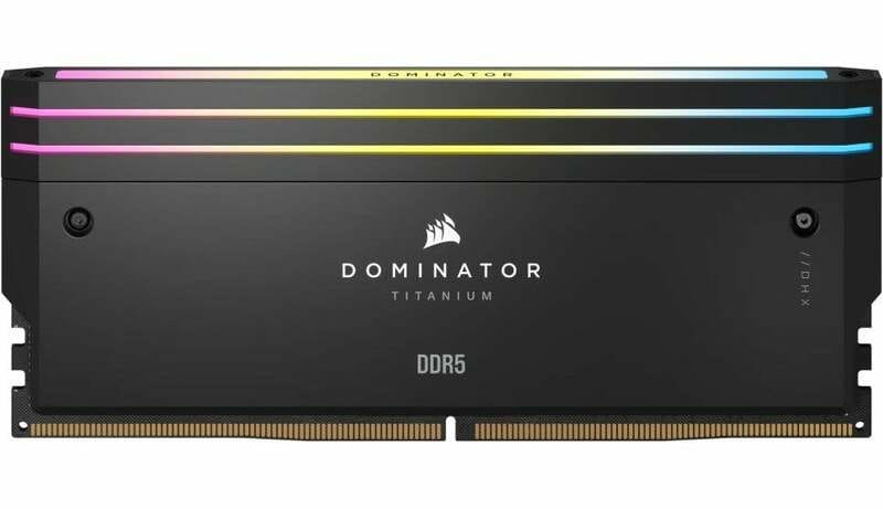 Модуль памяти DDR5 2x16GB/6000 Corsair Dominator Titanium RGB Black (CMP32GX5M2B6000C30)