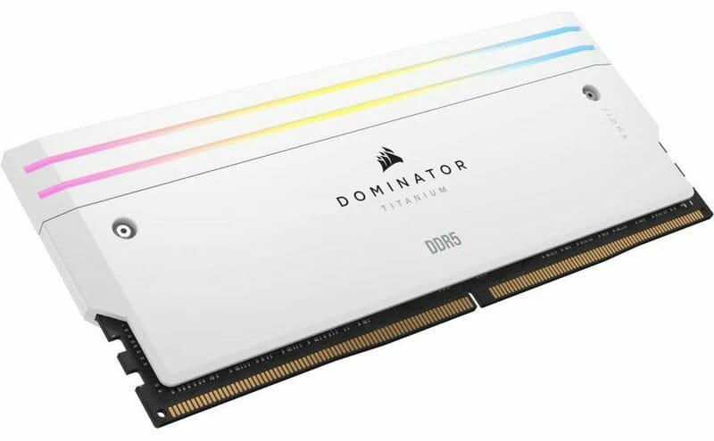 Модуль памяти DDR5 2x16GB/6000 Corsair Dominator Titanium RGB White (CMP32GX5M2B6000C30W)