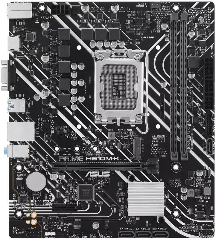 Материнская плата Asus Prime H610M-K Socket 1700