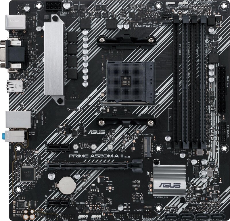Материнская плата Asus Prime A520M-A II/CSM Socket AM4