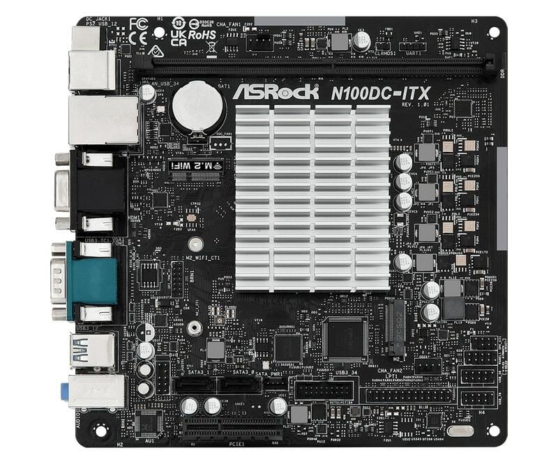 Материнская плата ASRock N100DC-ITX Mini ITX