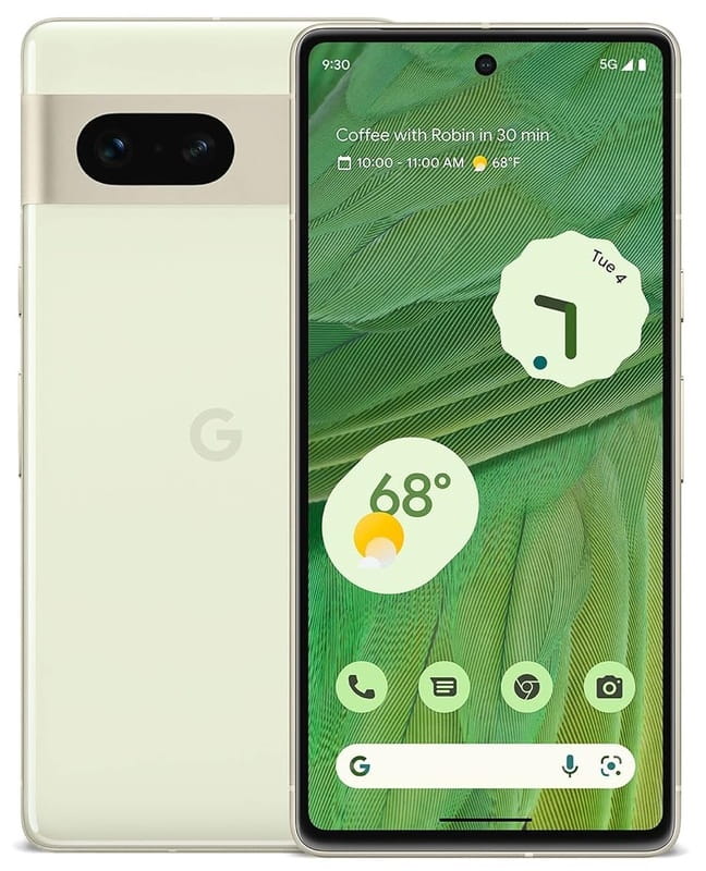 Смартфон Google Pixel 7 8/128GB Dual Sim Lemongrass JP_