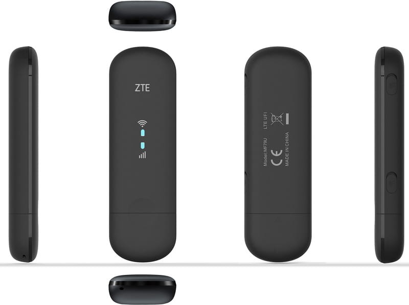 3G/4G USB Модем ZTE MF79U Black