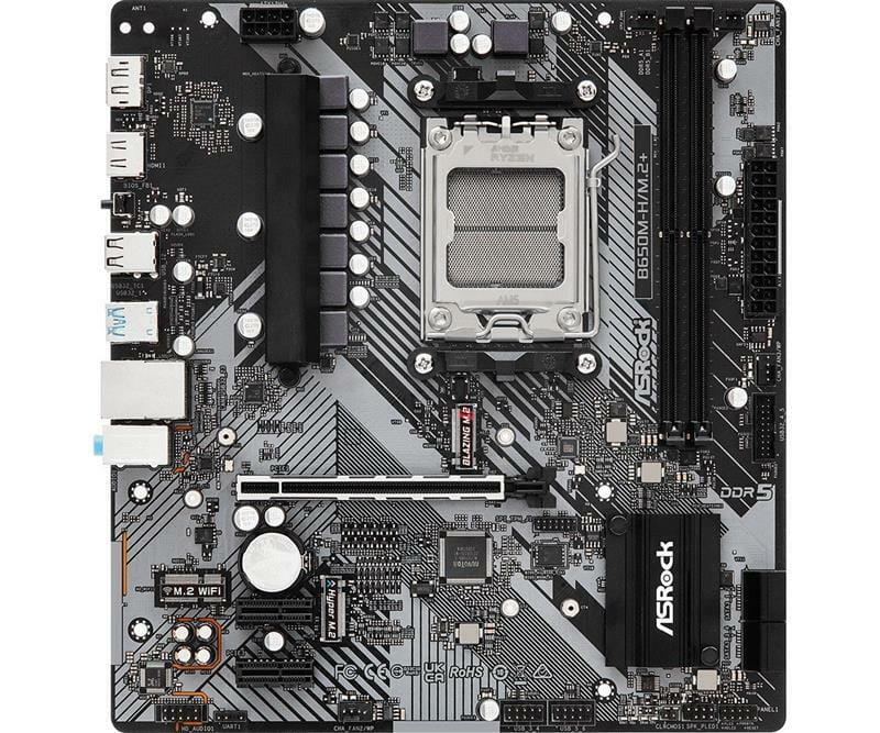 Материнская плата ASRock B650M-H/M.2+ Socket AM5
