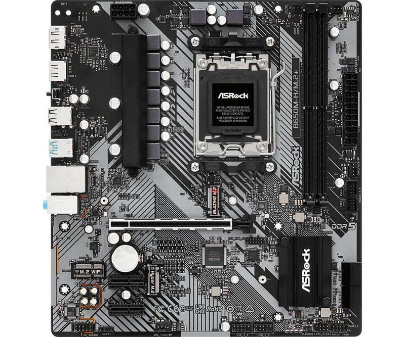 Материнская плата ASRock B650M-H/M.2+ Socket AM5