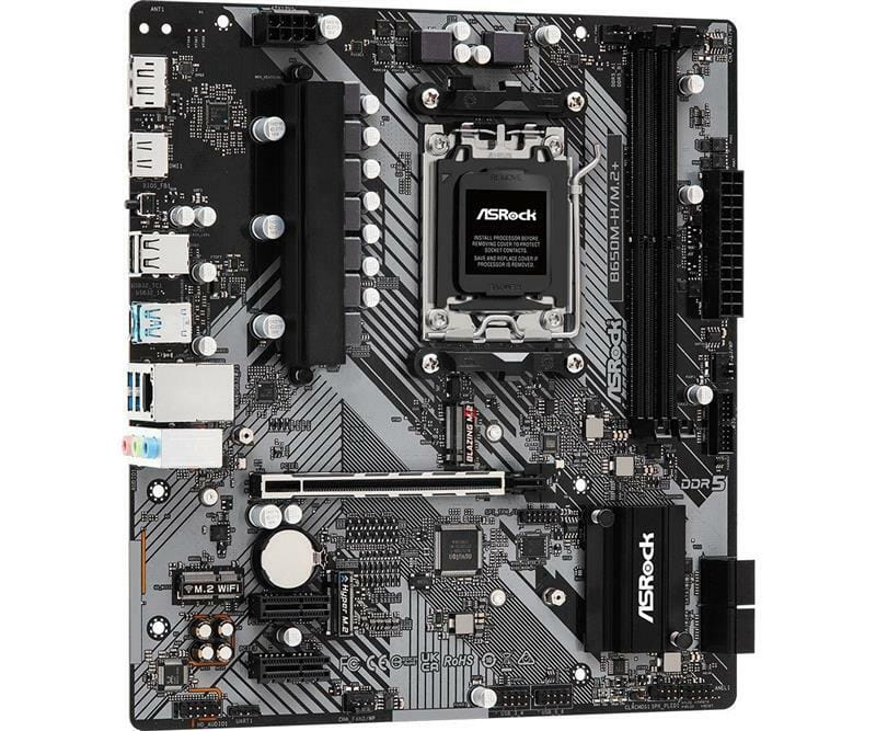 Материнская плата ASRock B650M-H/M.2+ Socket AM5