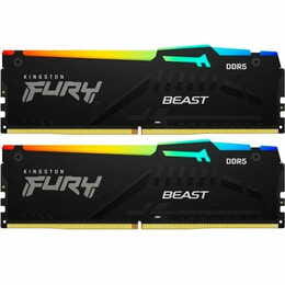 Модуль памяти DDR5 2x8GB/5200 Kingston Fury Beast RGB Black (KF552C36BBEAK2-16)