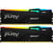 Фото - Модуль пам`яті DDR5 2x8GB/5200 Kingston Fury Beast RGB Black (KF552C36BBEAK2-16) | click.ua