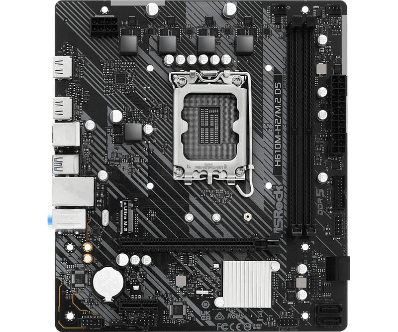 Материнська плата ASRock H610M-H2/M.2 D5 Socket 1700