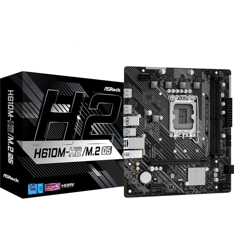 Материнская плата ASRock H610M-H2/M.2 D5 Socket 1700