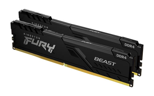 Фото - Модуль пам`ятi DDR4 2x4GB/3200 Kingston Fury Beast Black (KF432C16BBK2/8) | click.ua