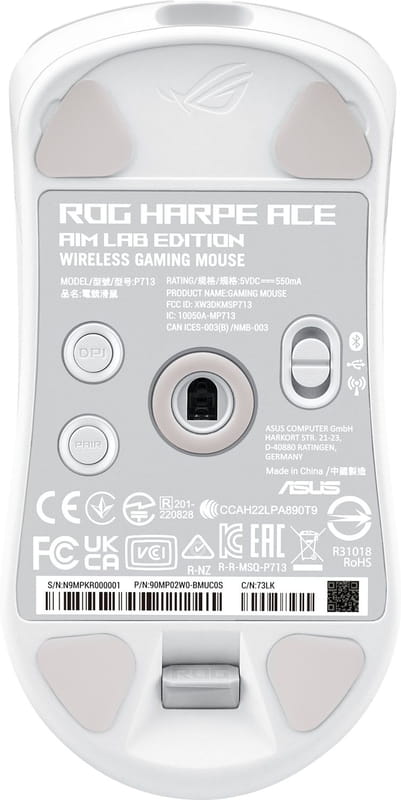 Мышь  беспроводная Asus ROG Harpe Ace Aim Lab Edition White (90MP02W0-BMUA10)
