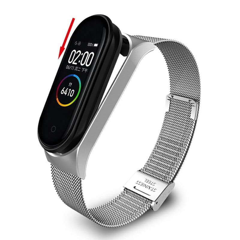 Ремінець BeCover Metal для Xiaomi Mi Smart Band 8 Silver (709358)