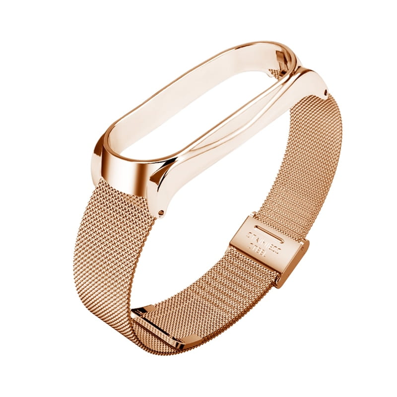 Ремешок BeCover Metal для Xiaomi Mi Smart Band 8 Rose Gold (709360)