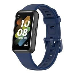 Силіконовий ремінець BeCover для Huawei Band 7/Honor Band 7 Deep Blue (709460)