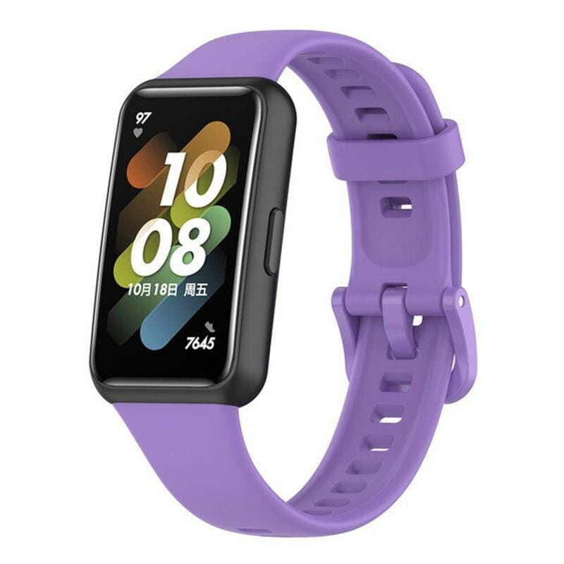 Силіконовий ремінець BeCover для Huawei Band 7/Honor Band 7 Purple (709465)