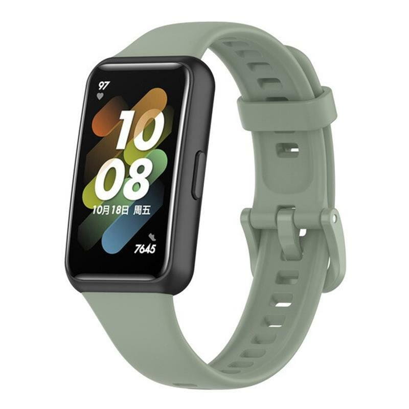 Силіконовий ремінець BeCover для Huawei Band 7/Honor Band 7 Light Green (709468)