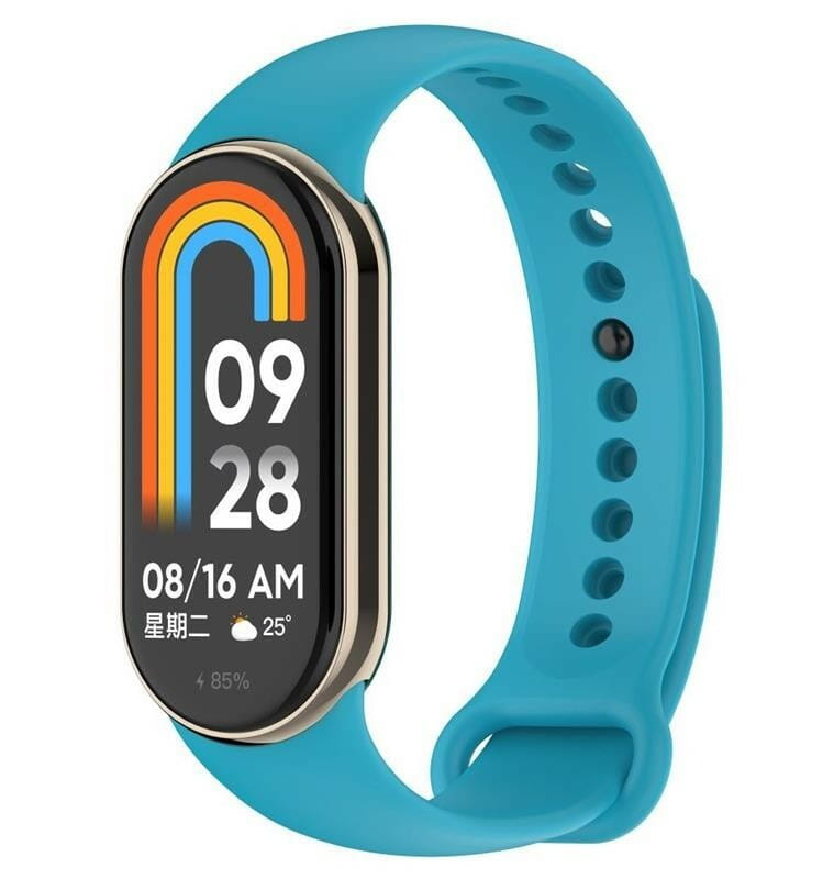 Силиконовый ремешок BeCover для Xiaomi Mi Smart Band 8 Blue (709379)