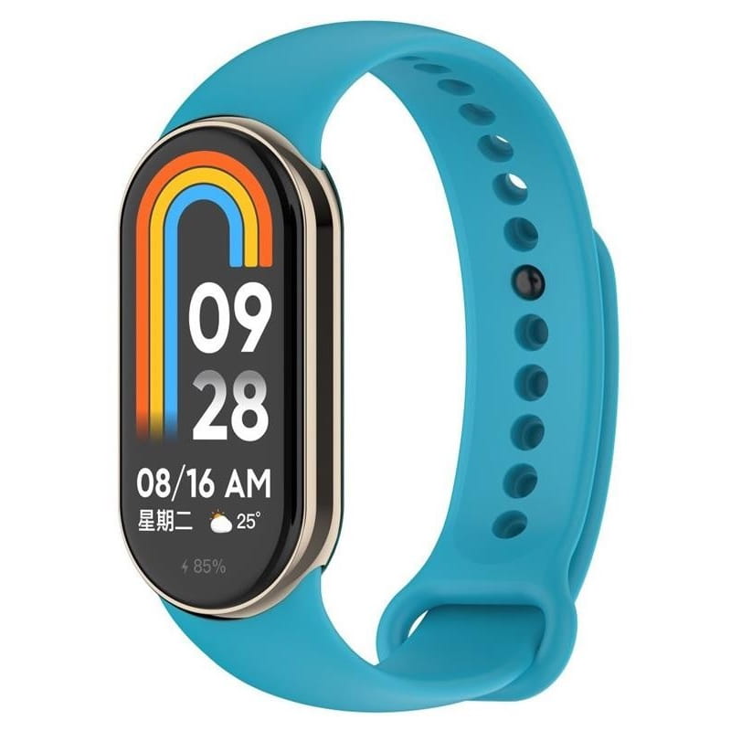 Силиконовый ремешок BeCover для Xiaomi Mi Smart Band 8 Blue (709379)
