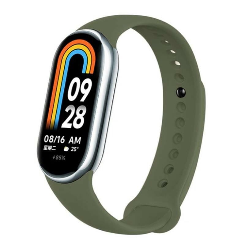 Силиконовый ремешок BeCover для Xiaomi Mi Smart Band 8 Khaki (709392)