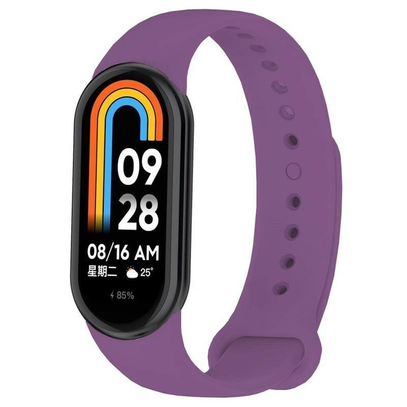 Силиконовый ремешок BeCover для Xiaomi Mi Smart Band 8 Purple (709394)