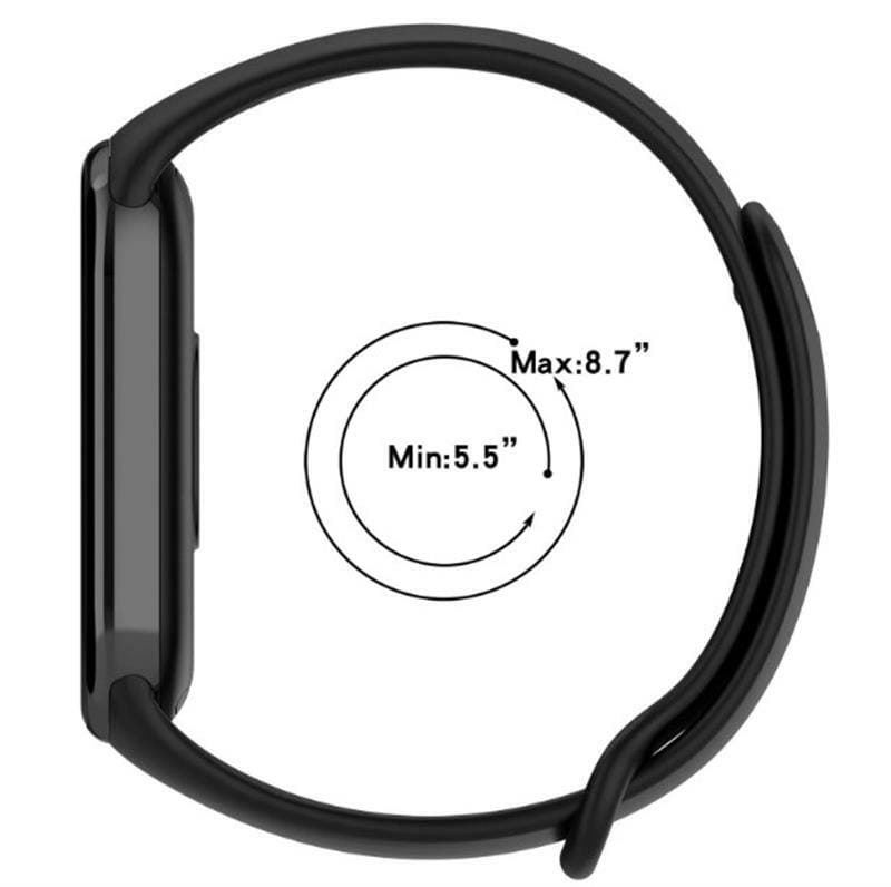 Силиконовый ремешок BeCover для Xiaomi Mi Smart Band 8 Steel Gray (709397)