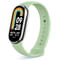 Фото - Силіконовий ремінець BeCover для Xiaomi Mi Smart Band 8 Light Green (709404) | click.ua