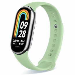 Силиконовый ремешок BeCover для Xiaomi Mi Smart Band 8 Light Green (709404)