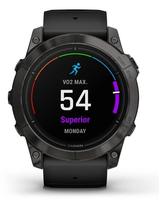 Смарт-часы Garmin Epix Pro Gen 2 51mm Sapphire Carbon Gray DLC Titanium with Black Silicone (010-02804-53)