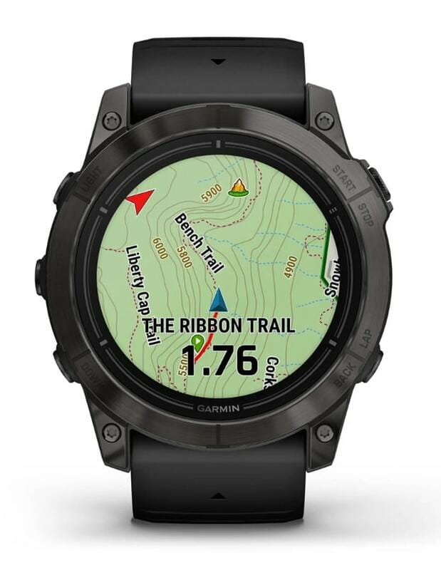 Смарт-часы Garmin Epix Pro Gen 2 51mm Sapphire Carbon Gray DLC Titanium with Black Silicone (010-02804-53)