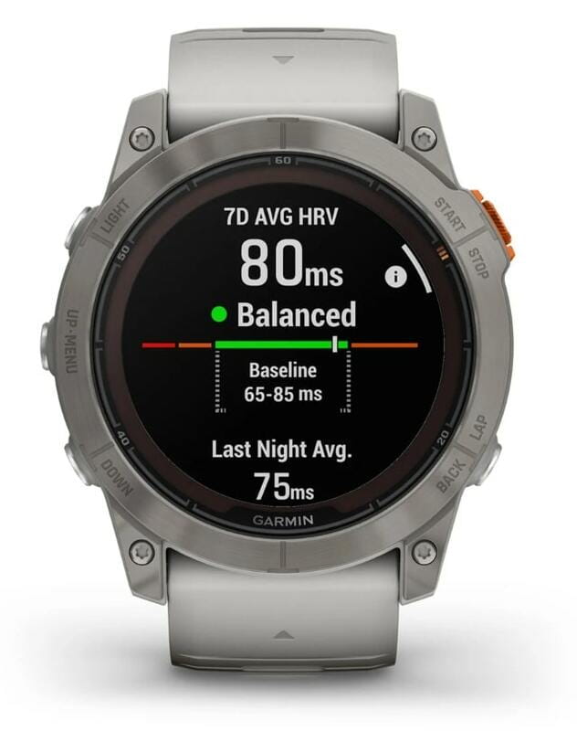 Смарт-годинник Garmin Fenix 7X Pro Sapphire Solar Titanium with Grey/Orange Band (010-02778-64)