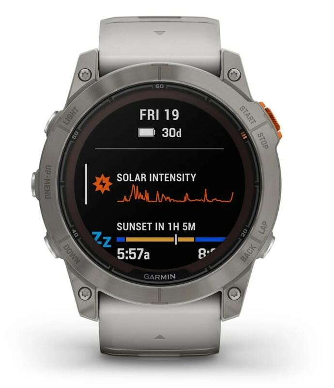 Смарт-часы Garmin Fenix 7X Pro Sapphire Solar Titanium with Grey/Orange Band (010-02778-64)