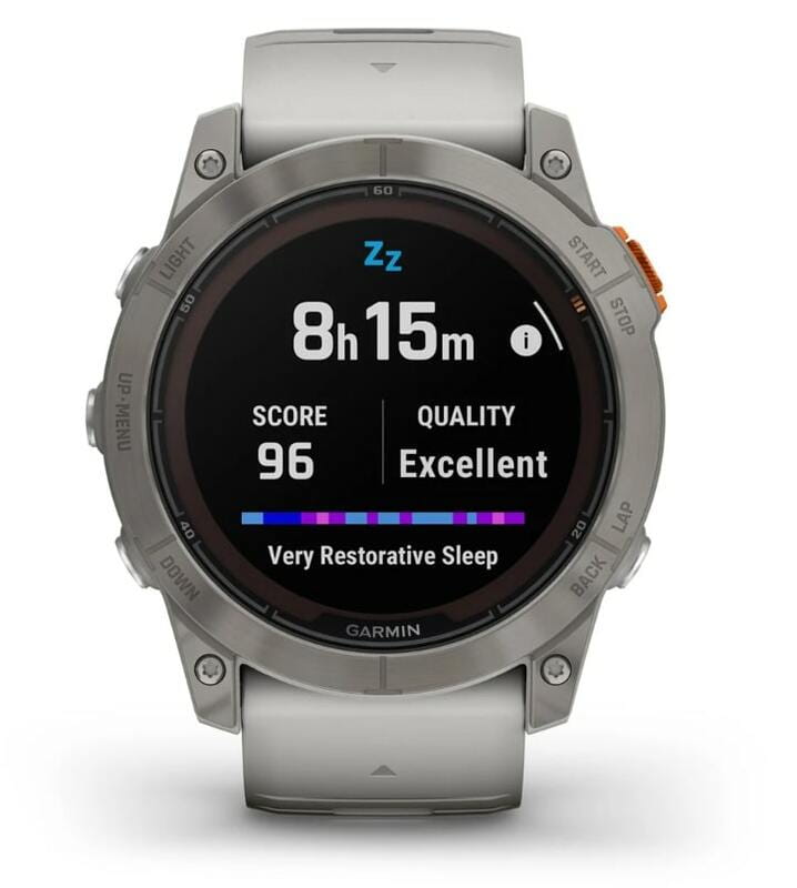 Смарт-часы Garmin Fenix 7X Pro Sapphire Solar Titanium with Grey/Orange Band (010-02778-64)