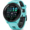 Фото - Смарт-часы Garmin Forerunner 265 Black Bezel with Aqua Case and Aqua/Black Silicone Band (010-02810-52) | click.ua
