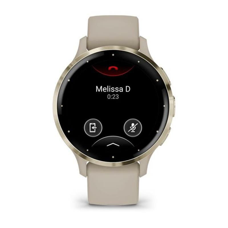 Смарт-часы Garmin Venu 3s Soft Gold Stainless Steel Bezel with French Gray Case and Silicone Band (010-02785-52)