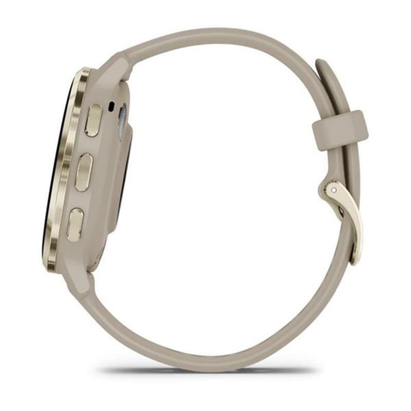 Смарт-часы Garmin Venu 3s Soft Gold Stainless Steel Bezel with French Gray Case and Silicone Band (010-02785-52)