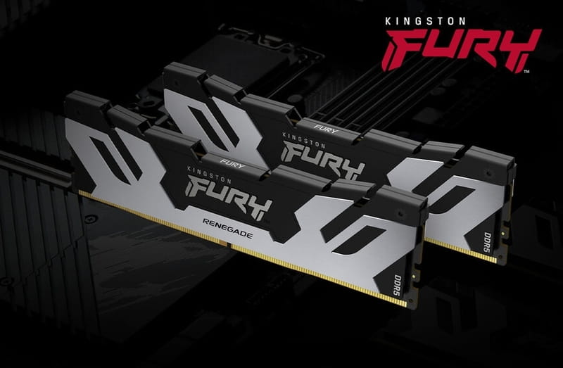 Модуль пам`яті DDR5 48GB/6000 Kingston Fury Renegade Silver (KF560C32RS-48)